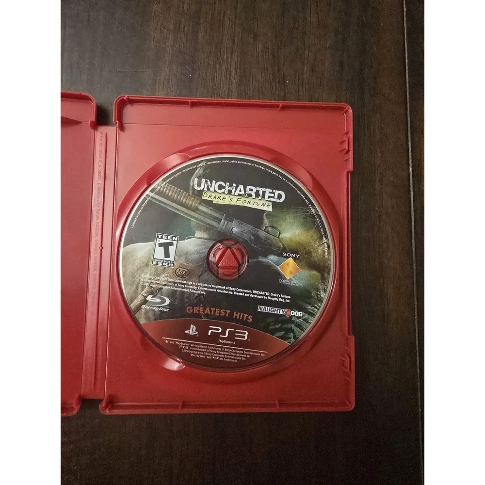 Sony Play Station PS3 Uncharted Drake's Fortune Game Greatest Hits‎  2007 Teen